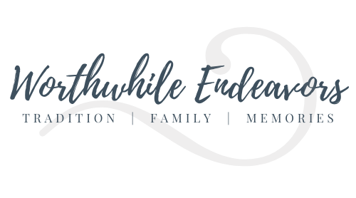 worthwhile endeavors logo to strengthen family traditions